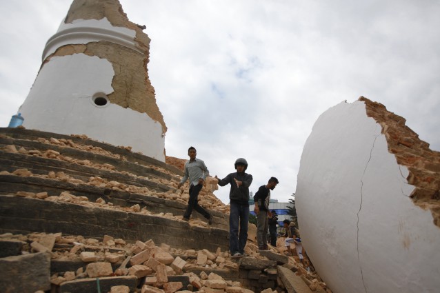 #NepalsEarthquake